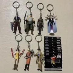 ファイナルファンタジー８　フィギュア　キーホルダー　７種コンプリート