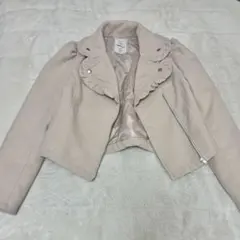 Ank Rouge ライダースジャケット フリルショートジャケットのサムネイル