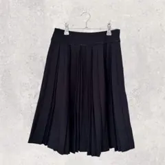 プリーツスカート　オフィス　卒園・入学に　キレイめ　膝丈　セレモニースーツ