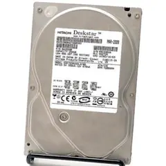 HITACHI／3.5インチIDE HDD／250GB／25ミリ厚／使用69時間