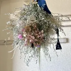 ブルーファンタジアとスモークツリーフライングブーケ