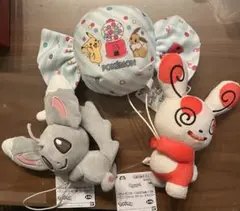 ポケモン ぐらぶらりん　ぬいぐるみ  チラーミィ パッチール