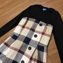 ブルーレーベル　クレストブリッジ　チェック柄　ワンピース