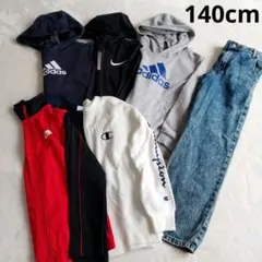 男の子　140cm　まとめ売り　adidas　NIKE　champion　GU