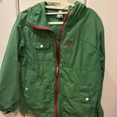 Chums チャムス　緑色 ナイロンジャケット フード付き