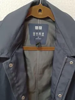 UNIQLO ブロックテックコート M ネイビー