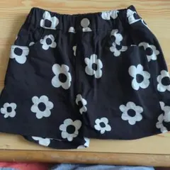 キッズ 花柄 ショートパンツ ハーフパンツ