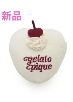 ☆新品 ジェラートピケ【Sleep】ハートケーキ お昼寝クッションのサムネイル