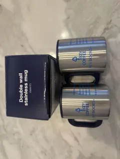 ダブルウォール ステンレスマグカップ 210ml 2個セット