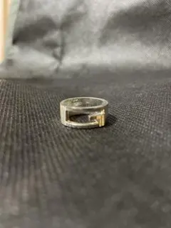 レア！【ディオール】シルバー フェザーデザイン ヴィンテージリング　9号 レア！【ディオール】シルバー フェザーデザイン ヴィンテージ