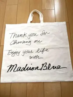 マディソンブルー Madison Blue メッセージエコバッグ
