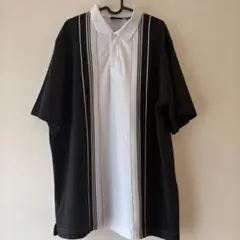 Puritan ポロシャツ ストライプ 2XL
