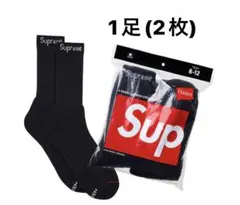 新品未使用　  Supreme Hanes ソックス　白色　1足分 シュプリーム