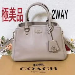 極美品★COACH コーチ ショルダーバッグ 2WAY ハンドバッグ キーリング