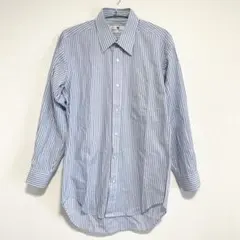 PIERRE BALMAIN ピエールバルマン 長袖シャツ ストライプ ブルー