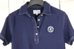 【新品同様】☆ジャックバニー：ゴルフウェア　ネイビー　ポロシャツ　レディース　１