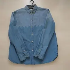 Paul Smith メンズ春秋ライトブルー長袖デニムシャツ XL