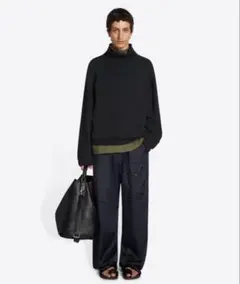 ひ*き様 【25SS】Dries Van Noten サテンワイドカーゴパンツ4のサムネイル