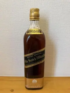【希少】金キャップ特級70年代ジョニーウォーカブラックラベルエクストラスペシャ⑥のサムネイル