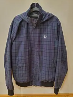 Fred Perry チェック柄フード付きブルゾン MEN'S Lサイズ