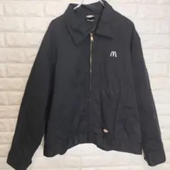 【Dickies】マクド 中綿ジャケット 裏キルティング【メンズ2XL】黒