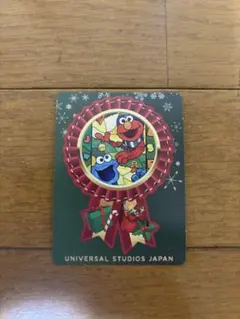 UNIVERSAL STUDIOS JAPAN エルモ クリスマスステッカー