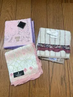 【新品】ハンカチ3点セット　ANNA SUIなど