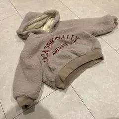 TAO.CAT kids ベージュ フード付きパーカー