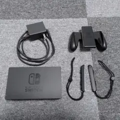 Nintendoswitchドック 純正 ACアダプタ,グリップ,ストラップ付き