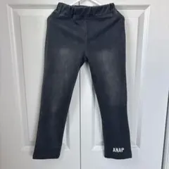 ANAP kids デニム生地 スパッツ ストレッチ120サイズ