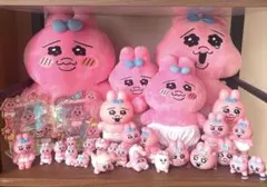 おぱんちゅうさぎ　ぬいぐるみ　写真立て　フィギュア　スクイーズ　マスコットセット