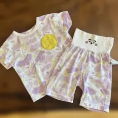 里紗 様　まとめ買い　GU シナぷしゅ　パジャマ　80 紫のサムネイル