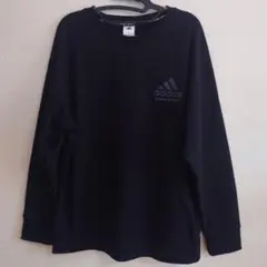 adidas ブラック トレーナー Ｌサイズ