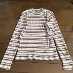 earth music&ecology ボーダー 長袖 Tシャツ M