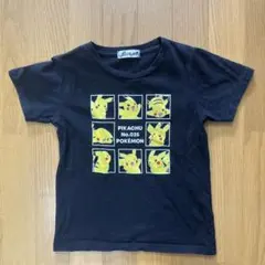 ポケモン ピカチュウ Tシャツ 黒