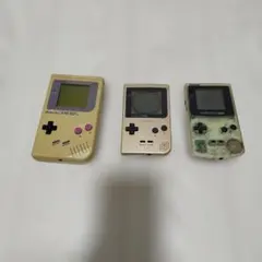 ゲームボーイ ゲームボーイポケット ゲームボーイCOLOR ジャンク品3点セット