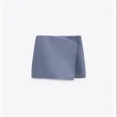 [新品未使用] ZARA アシンメトリースコート ミニスカート パンツ XS