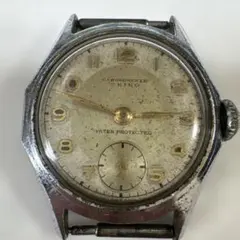 ☆Swiss.OLDヴィンテージ❣️CHASE☆全数字文字盤☆軍用系☆稼働OK 