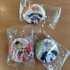 ハイキュー くら寿司 缶バッジ 日向翔陽 木兎光太郎 孤爪研磨