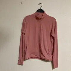 ユニクロ　エアリズム　ＵＶピンク フルジップジャケット 長袖