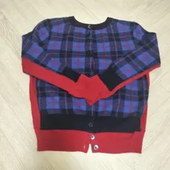 MARC BY MARC JACOBS メリノウール チェック カーディガンXSのサムネイル