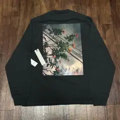 Fog Essentials tシャツ長袖ブラック花卉カットソー黒ロゴロンTのサムネイル