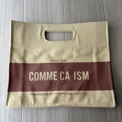 COMME CA ISM トートバッグ キャンバス地