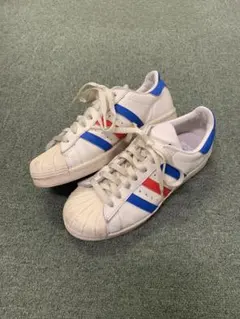 値下げ不可　adidas SUPERSTAR 82 天然皮革 トリコロールカラー