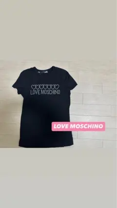 LOVE MOSCHINO ブラック Tシャツ