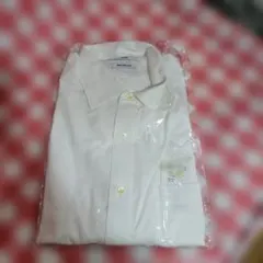 ユニクロ ファインクロス スーパーノンアイロンシャツ L ホワイト