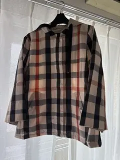 DAKS LONDON チェック柄 フーデッドブルゾンのサムネイル