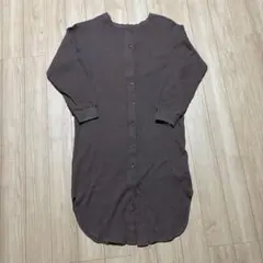 earth music &ecology ブラウン ロングカーディガン F