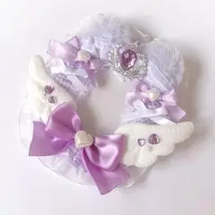 7. 紫 トレカケース ネコ耳 天使 ティアラ