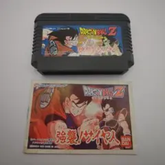 ドラゴンボールZ　強襲サイヤ人□説明書、ソフトのセット　ファミコンソフト